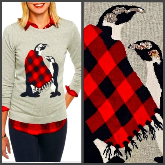 CROWN & IVY | 100% COTTON CROPPED SLEEVE CREW NECK SEQUIN SWEATER - NWOT! - Picture 3 of 13